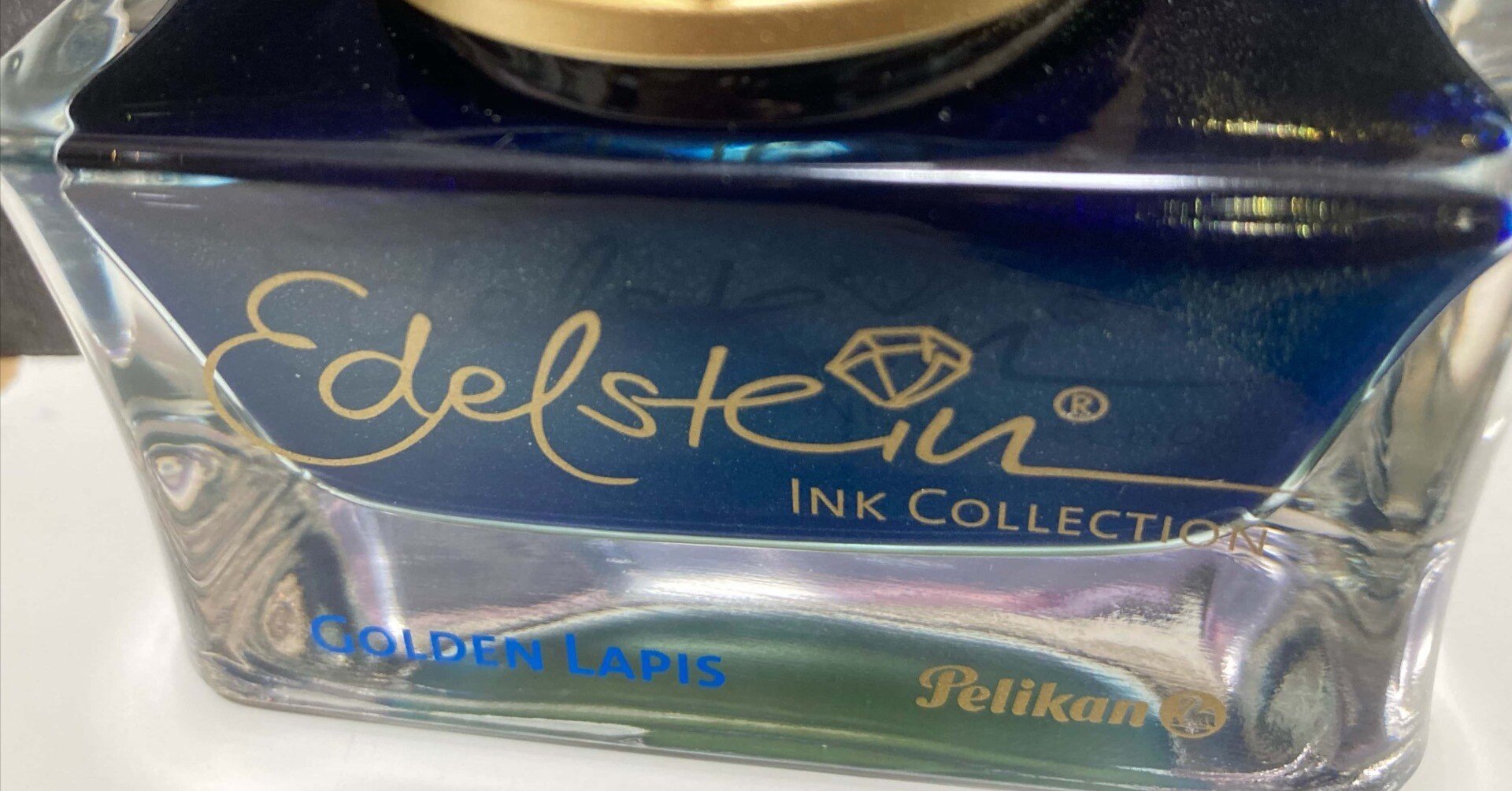 Ink Preview】Pelikan Edelstein Ink of the Year 2024 Golden Lapis