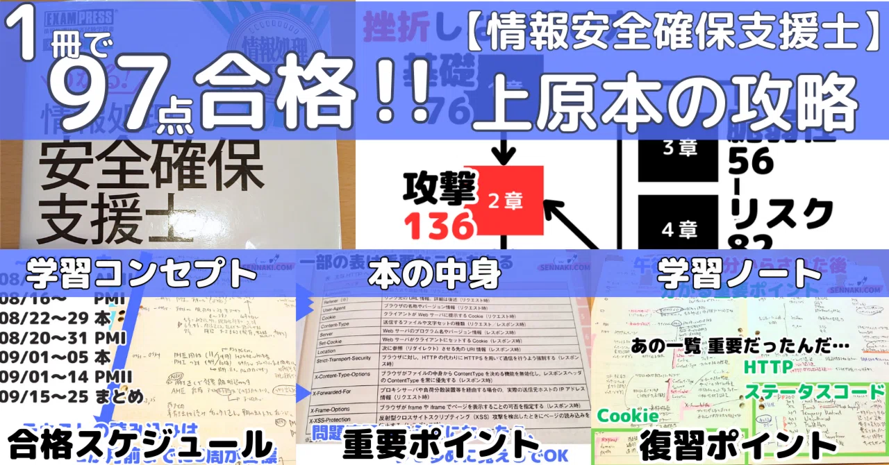 97点合格した本】上原本を写真付き読解攻略（情報処理教科書 情報処理