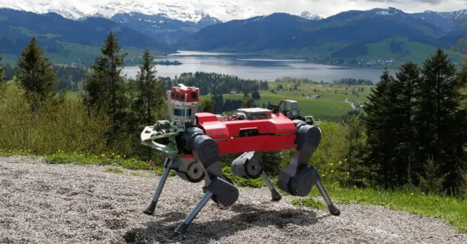 ANYmalはスイスのチューリッヒ工科大学（ETH）が開発した四足歩行ロボットです。ANYmalは、パルクールのような高度な運動能力を備えており、建設現場や災害地などの複雑な地形でも活動できるようになっ｜Kawamura  Akihiro