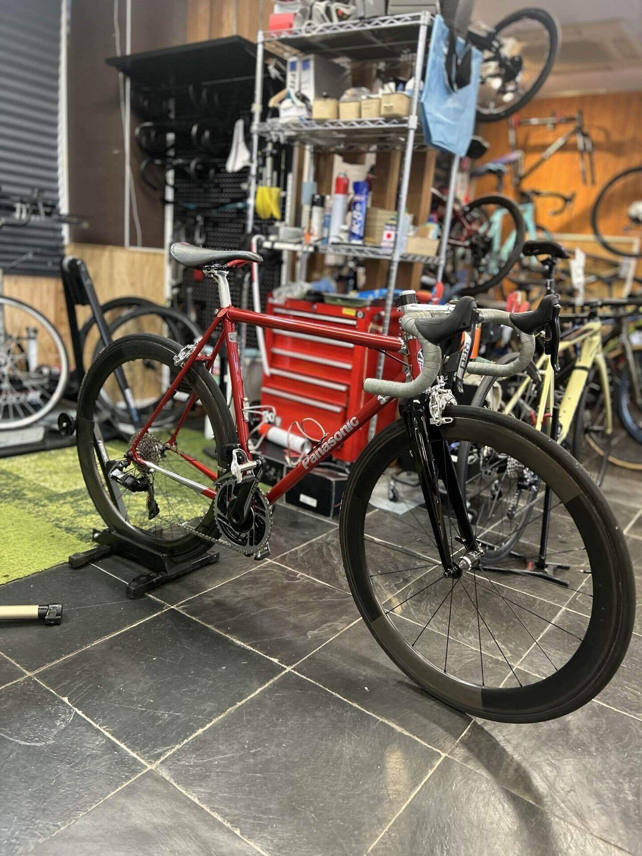 パナソニック　カーボンモノコック　panasonic　スピナジーホイール自転車 Yahoo!オークション - パナソニック カーボン モノコック