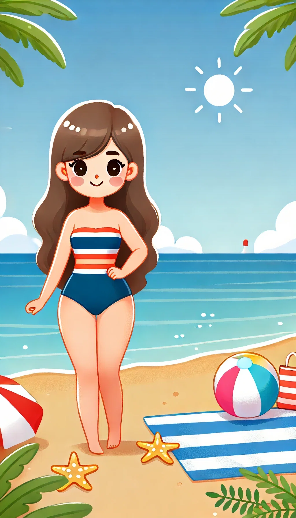 DALL-E3 夏ですね 水着を描いてみようかな｜Yuki