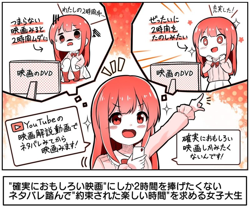 確実に おもしろい映画 にしか時間を捧げたくない 女子大生が語るyoutubeの あらすじ解説動画 で予習してから映画 をみる理由 アプリマーケティング研究所 確実に おもしろい映画 にしか時間を捧げたくない 女子大生が語るyoutubeの あらすじ解説動画 で予習してから映画 をみる理由 アプリマーケティング研究所