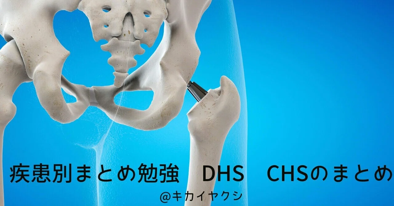疾患別まとめ とあるPTの勉強独りごつ9 DHS CHS編｜きう