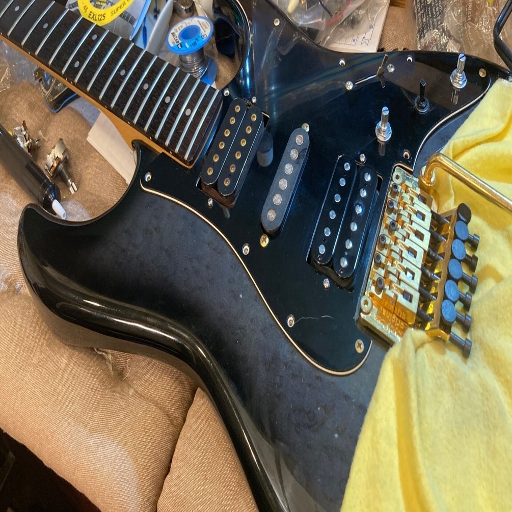 【改造】 Fender ストラトタイプ ギター改造】しのちゃんがピックアップを替えた【フェンダージャパン