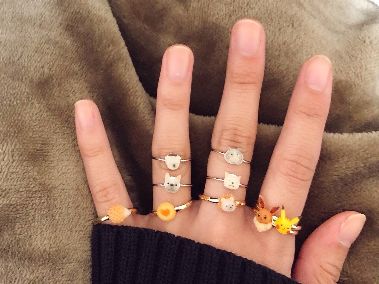 粘土の指輪コレクション Coca Note