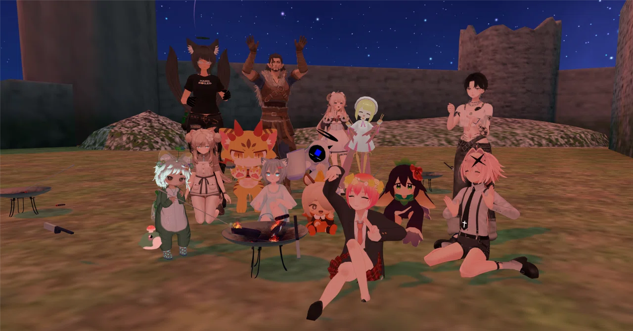 Camp Vrchat 第32回Virtual Camp Night in VRChat|お茶@VirtualCampers