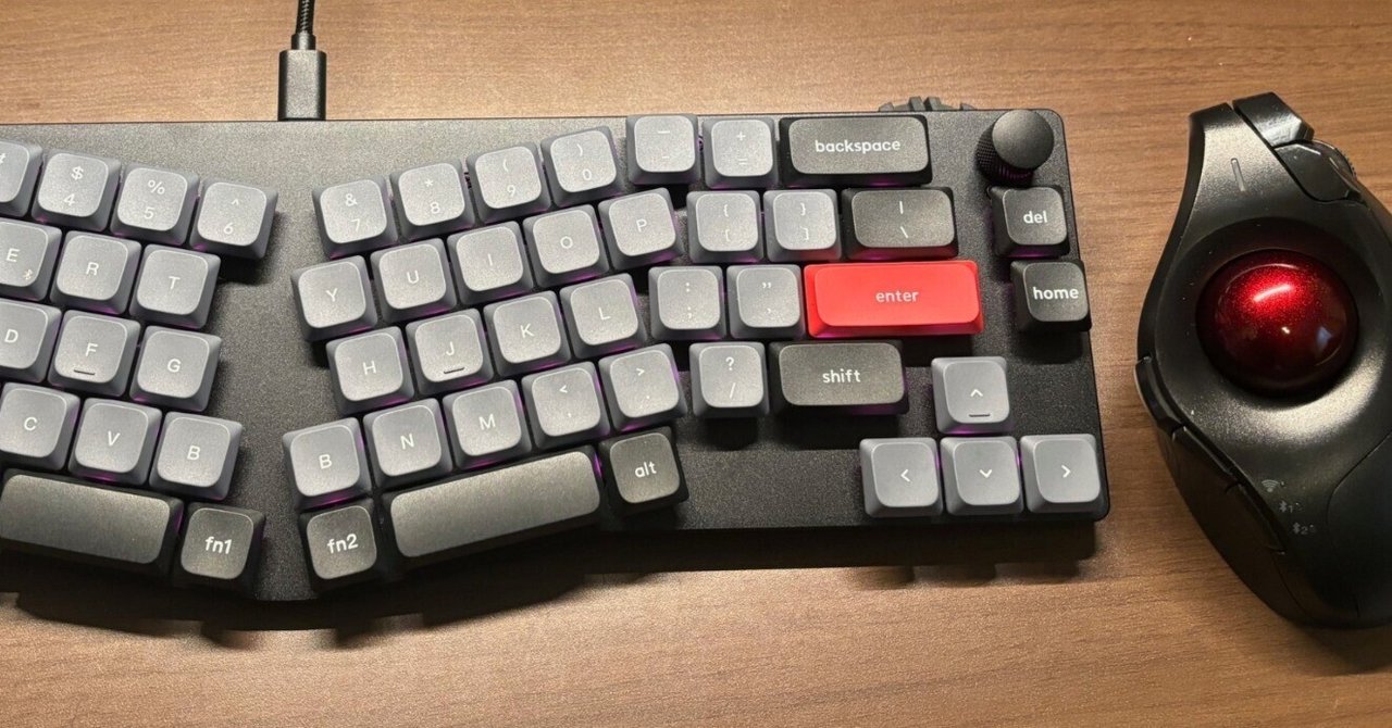 理想のキーボード探し：Alice配列キーボードを使ってみて｜にしし