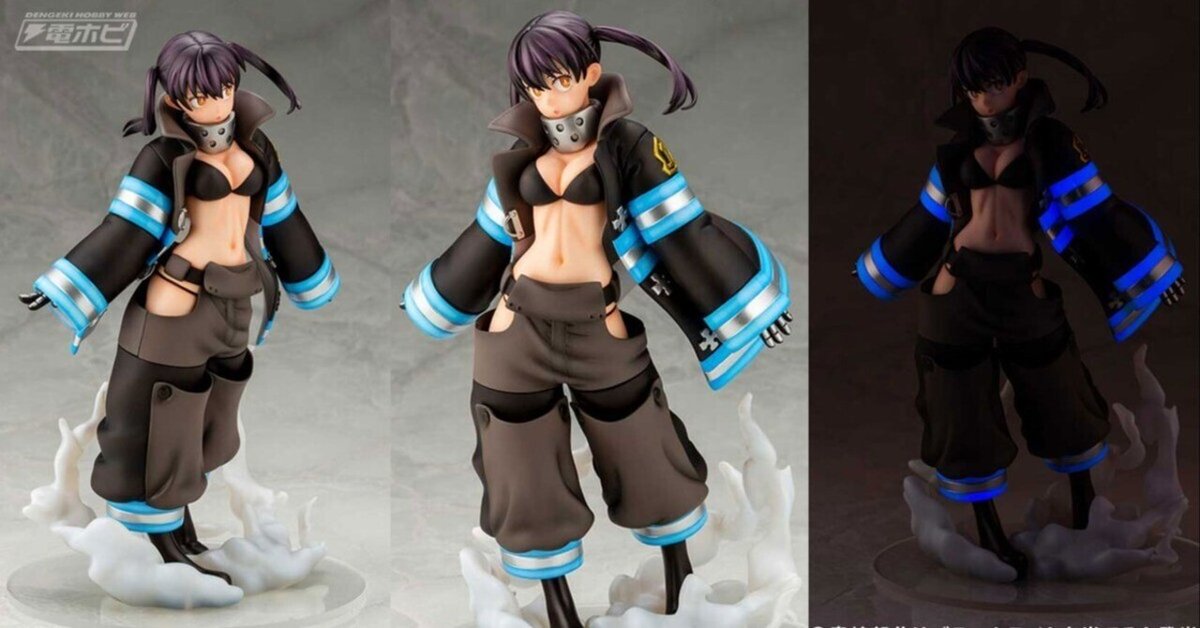 炎炎ノ消防隊』ラッキースケベられ体質の環古達のフィギュアが