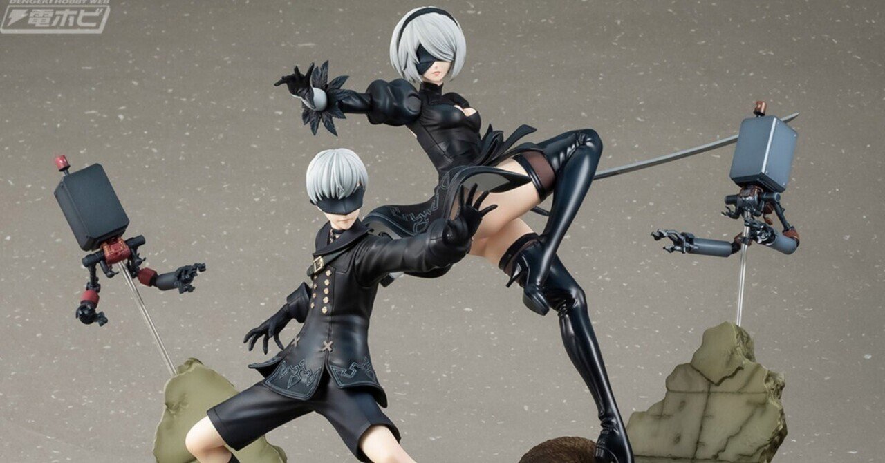 アニメ『NieR:Automata Ver1.1a』より、2B、9Sが躍動感あふれる