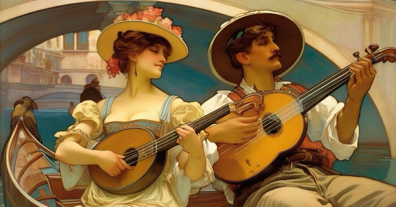 蟹座20度｜セレナーデを歌うゴンドラ乗り。｜Astrologist Mucha