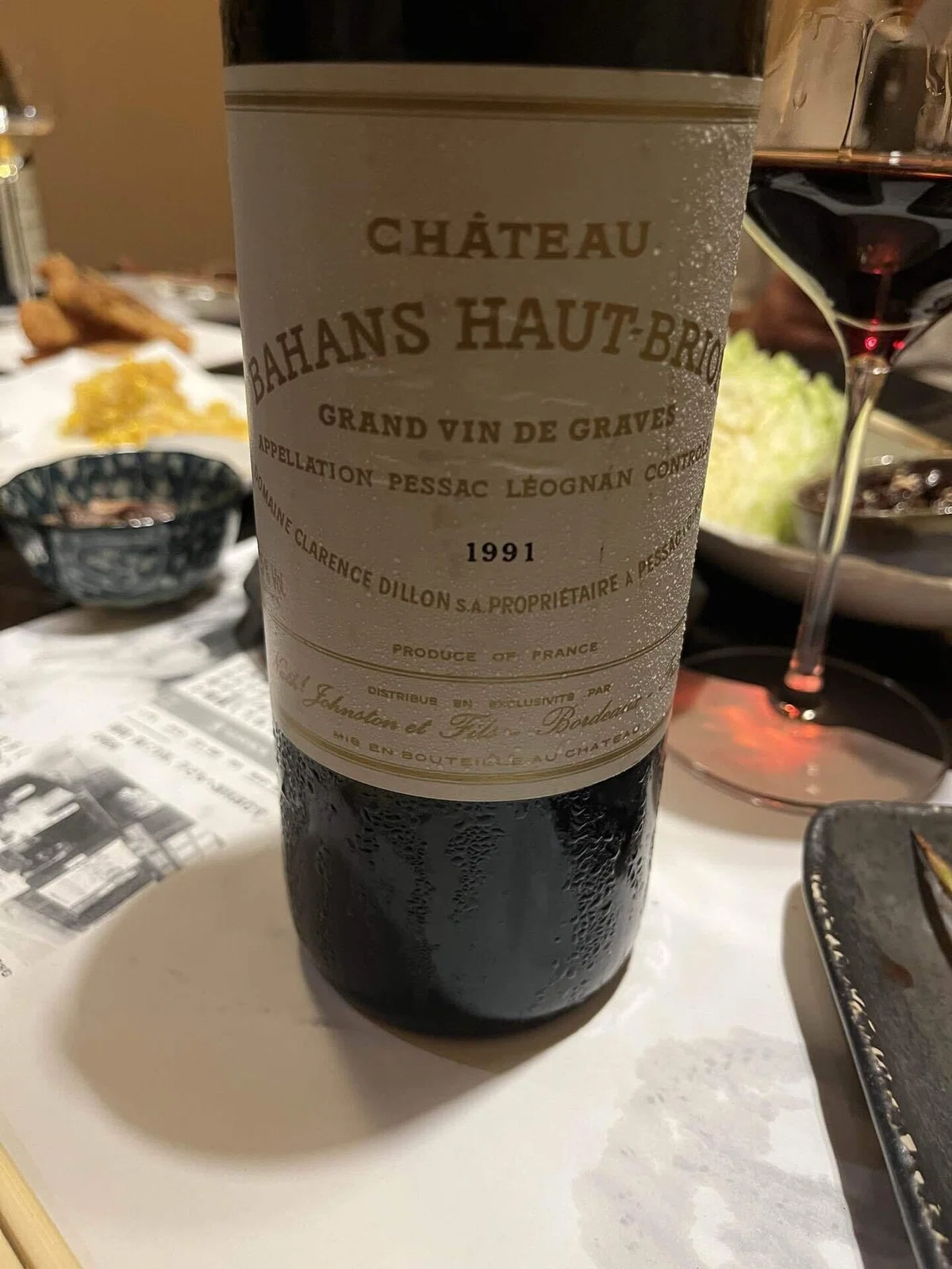 ワイン備忘録]CHATEAU BAHANS HAUT-BRION 1991｜hideG