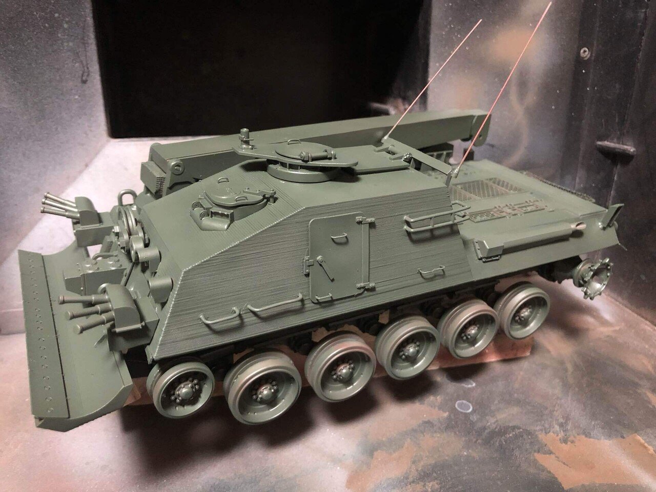 1/35 「78式戦車回収車」 製作4|仕事終わりは模型工房 1/35 「78式戦車回収車」 製作4|仕事終わりは模型工房
