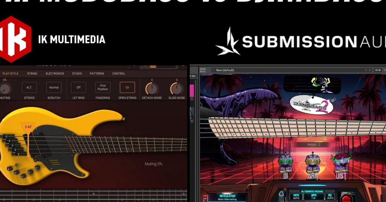打ち込みベースは実機を超えたか!? SUBMISSION AUDIO Djinnbass2