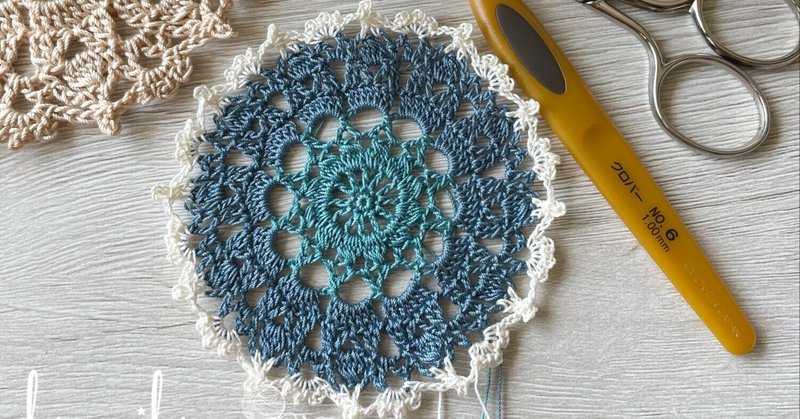 有料編み図のマガジン｜hime*hima / レース編みのドイリーの編み図｜note