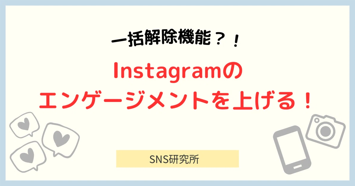 インスタでフォロー解除を一括はバレる？確認のためフラグされたって何 
