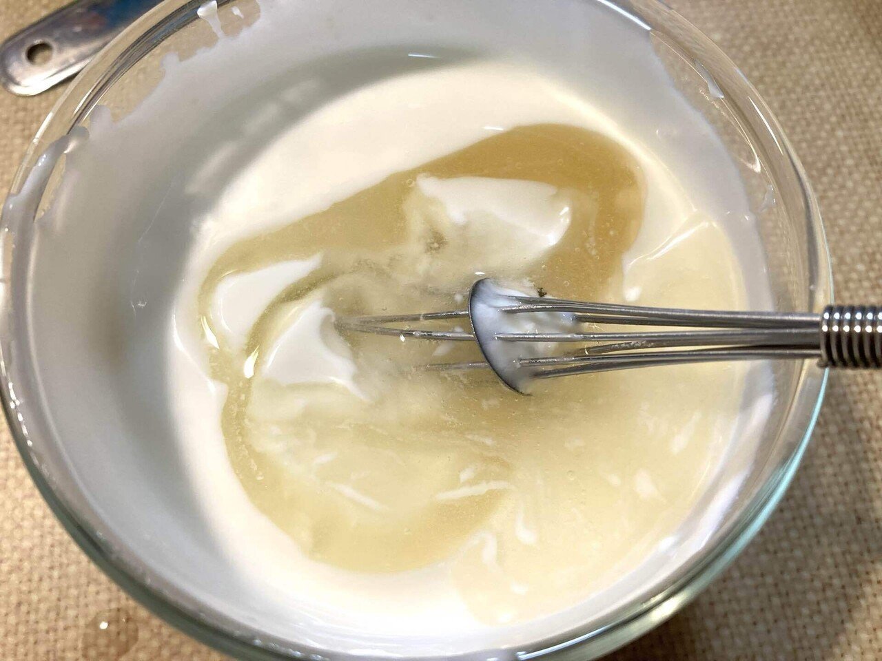 無事溶けたゼラチンを投入 画像6