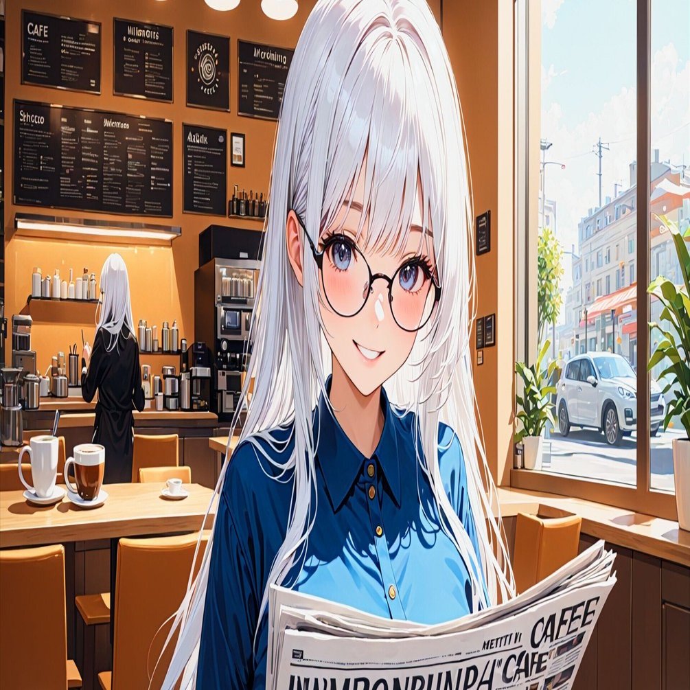 絵柄の違う二つのcheckpointを同時に使う。服装やポーズを固定しつつ別