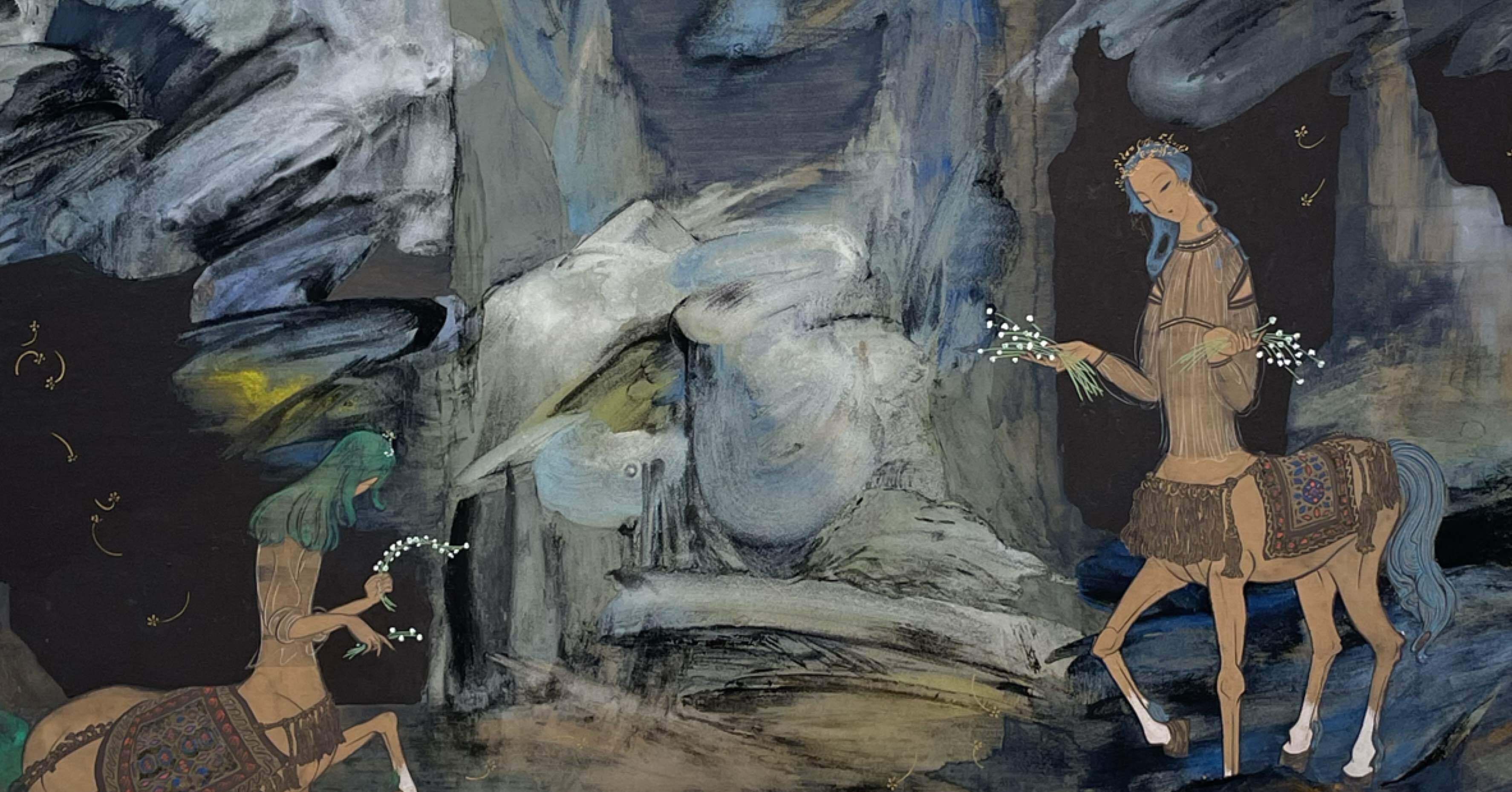 個展レポ】素敵な日本画と出会った日曜日。｜Kana