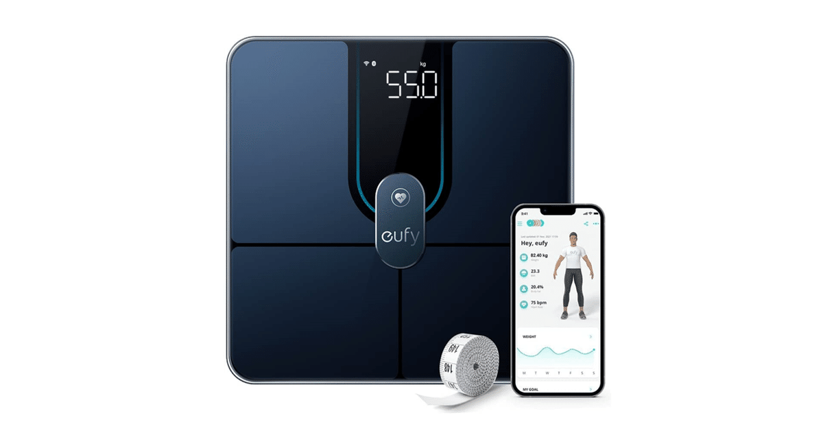 Amazon.co.jp: Anker Eufy (ユーフィ) Smart Scale P2 Pro（体重