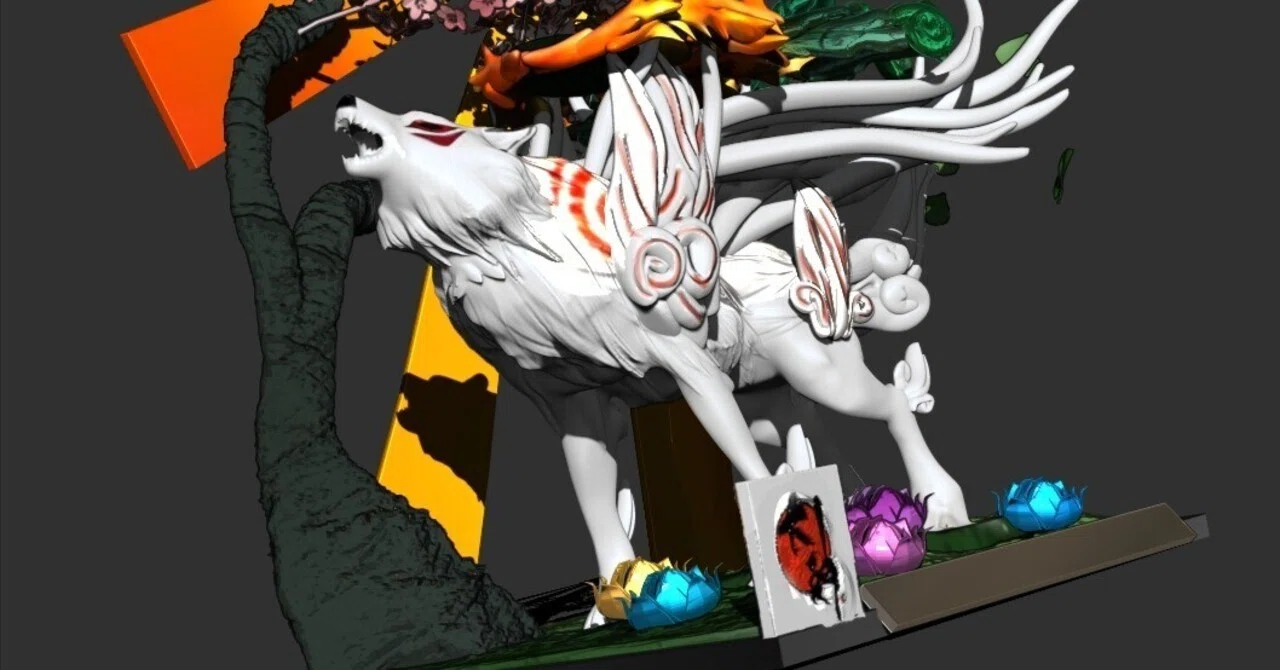Zbrushで絵を立体化する!｜3Dプリンター戦記