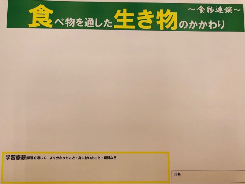 食物連鎖について学びます 清水智 Shimizu Satoshi 教育ict 学級経営コンサルタント Note