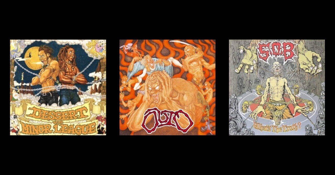 日本のハードコア絵師TOMのジャケットアート｜接続されたジャケットアート