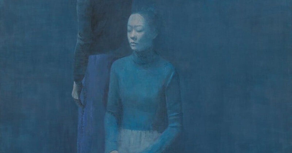 ジョルジョ・モランディや坂本繁二郎の影響の下、静謐な人物画や ジョルジョ・モランディや坂本繁二郎の影響の下、静謐な人物画や