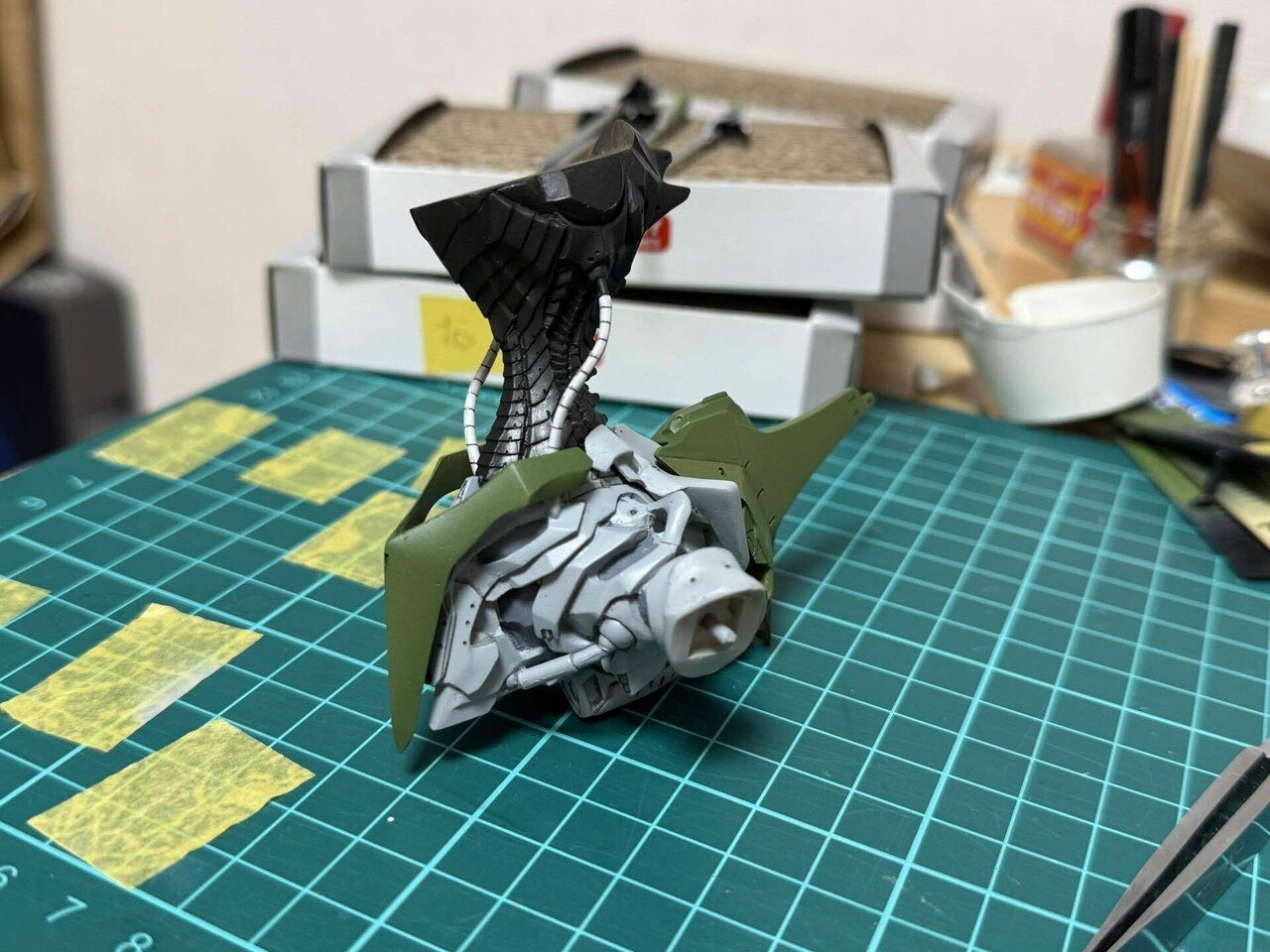 竜神沼　模写 1/144 ヤクトミラージュ その5｜スイートネイル