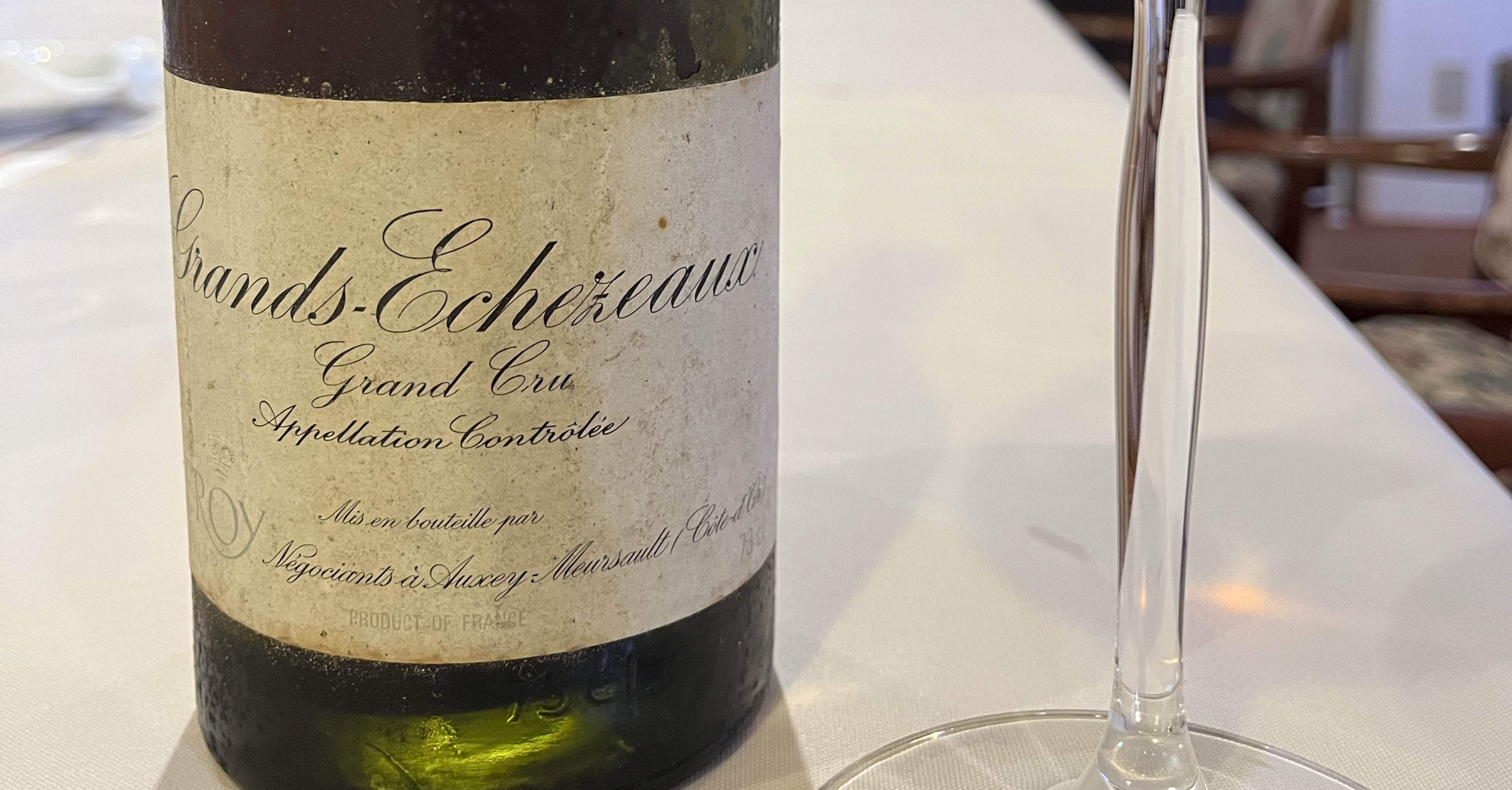 ワイン備忘録]LEROY Grandes-Echezeaux 1959｜hideG