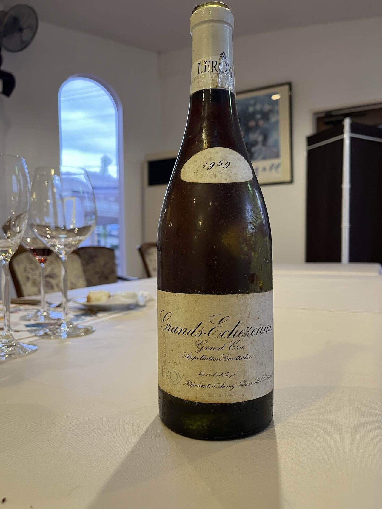 ワイン備忘録]LEROY Grandes-Echezeaux 1959｜hideG