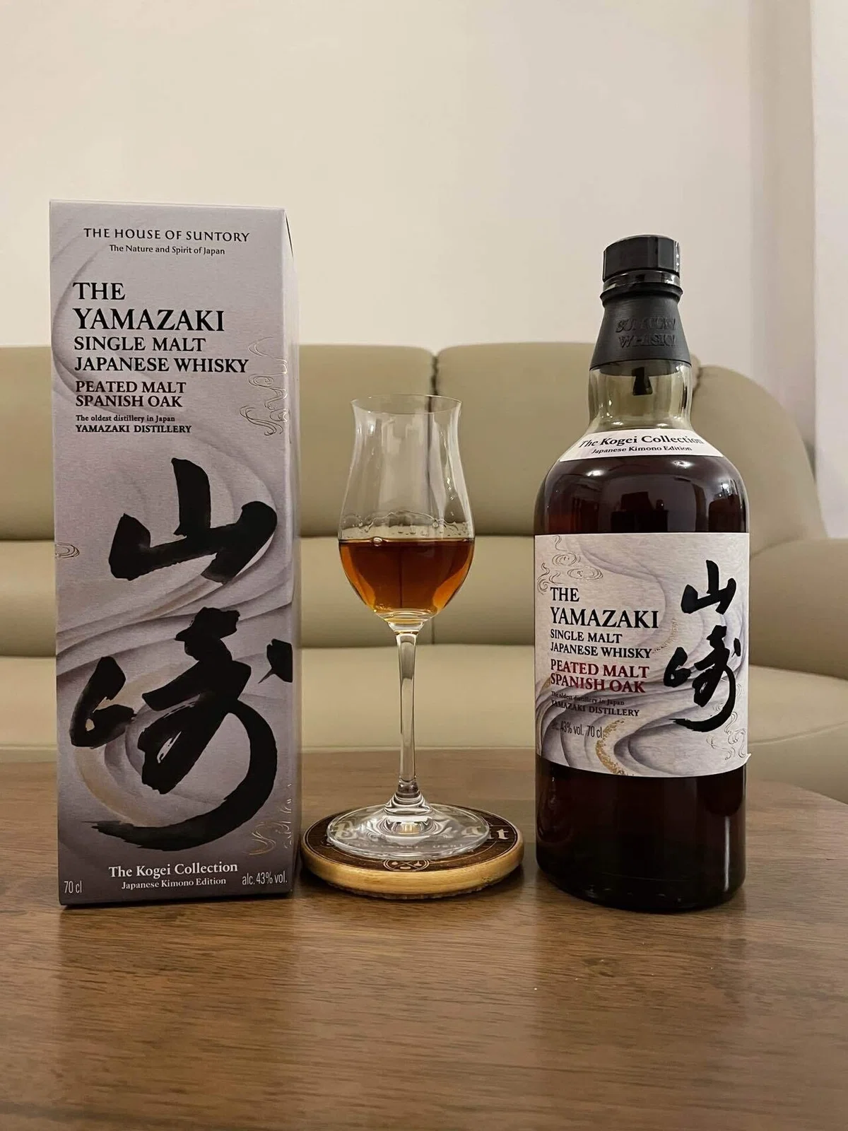山崎 Peated Malt Spanish Oak (ABV 43%)｜Joe