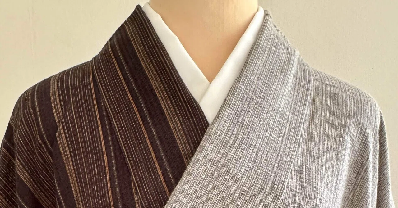 紫藤尚世しじら織綿着物｜夢吉きもの