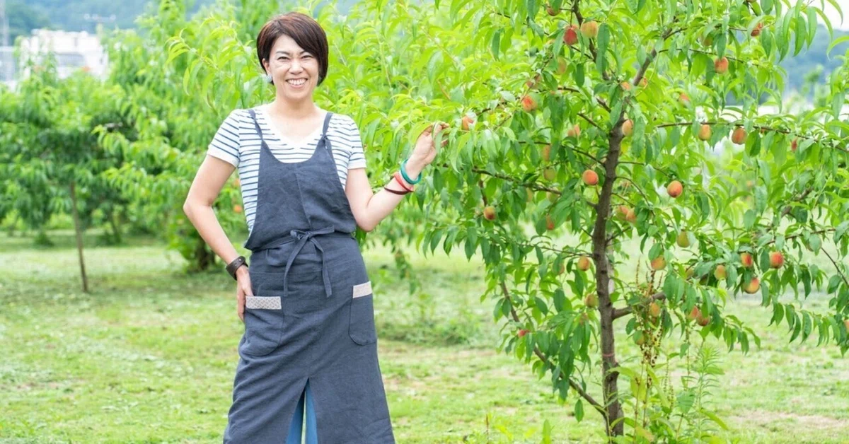 こぎんリネンエプロン｜料理のチカラを未来のチカラに！ 食育料理家 