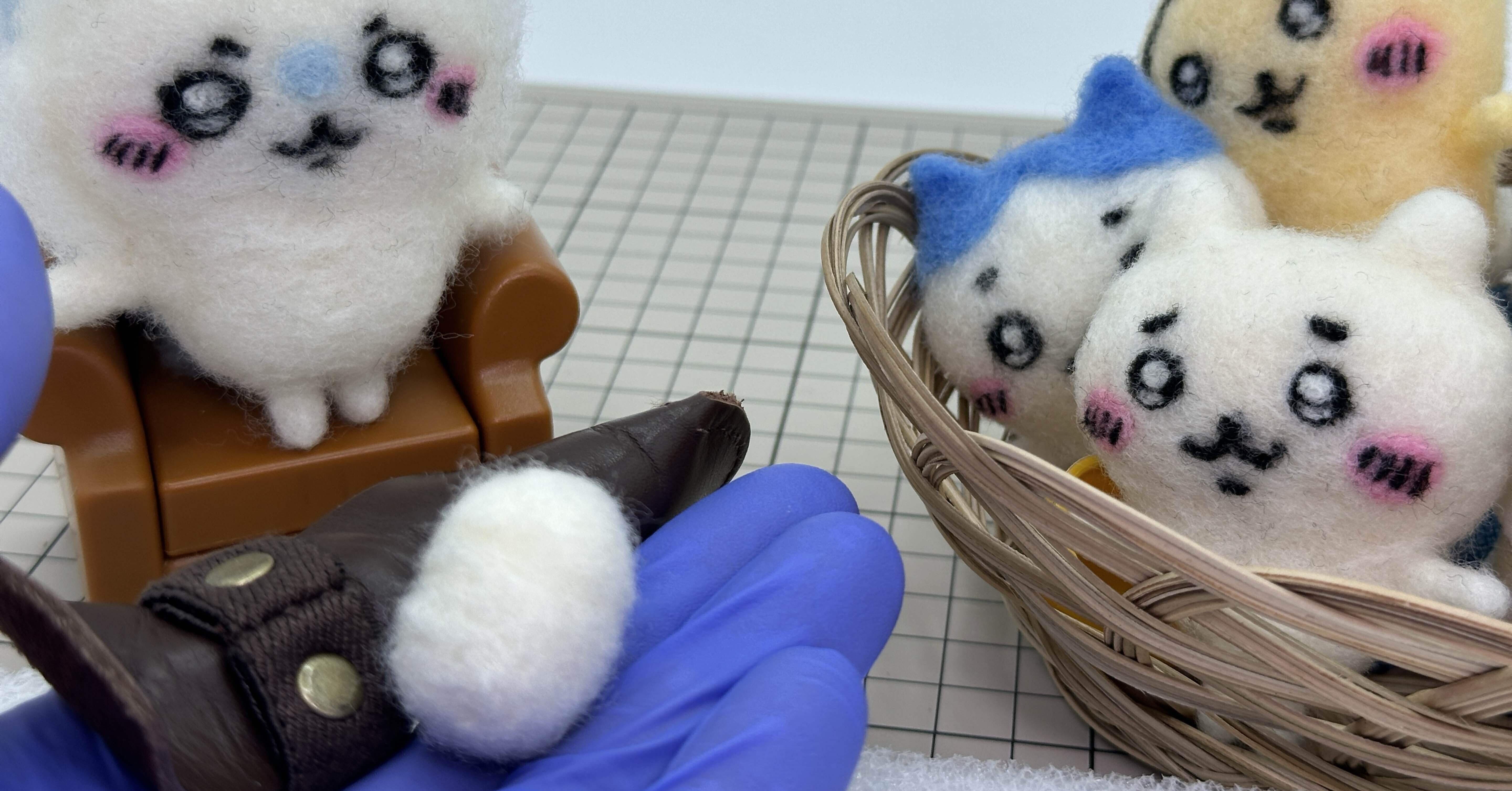 Re：】No.1-2 笑顔のちいかわ 芯材製作+肉付け【羊毛フェルトに挑戦