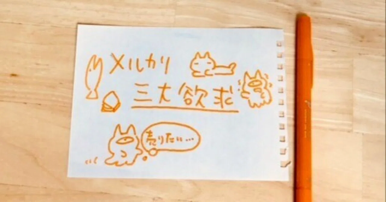 メルカリ三大欲求｜ノラ