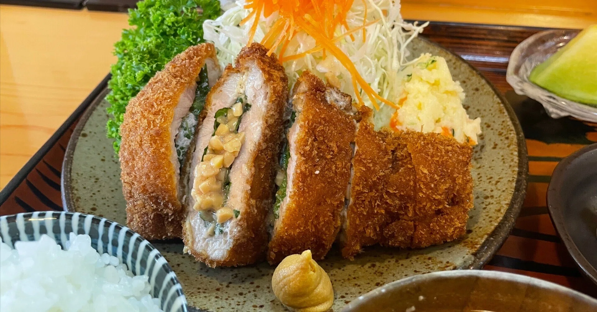 おもてなし感じる接客と「納豆とんかつ定食」【とんかつ一幸 @春日部