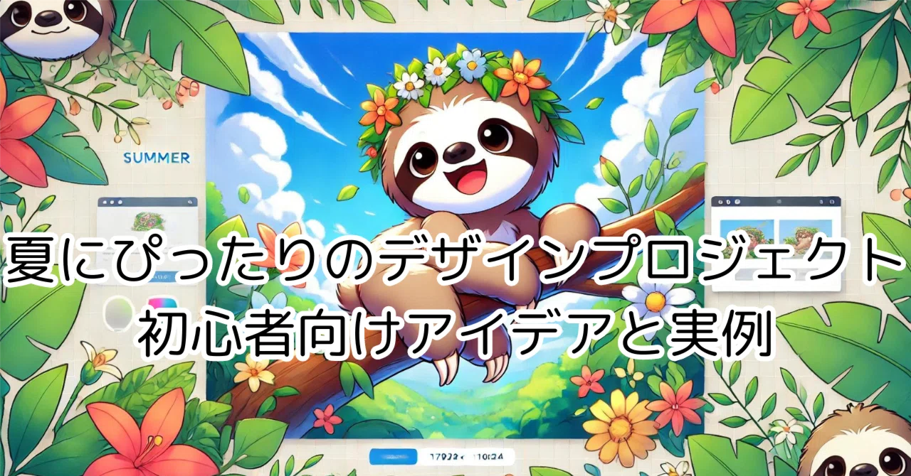 Perfect Design Projects for Summer: Ideas and Examples for Beginners｜しんのすけ