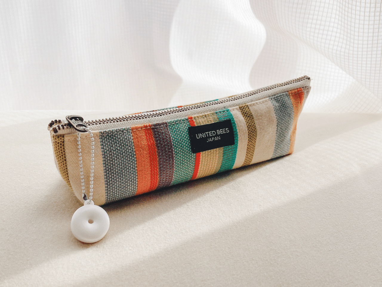 ユナイテッドビーズ ラダイト ボート ペンケース カフェラテ 廃盤