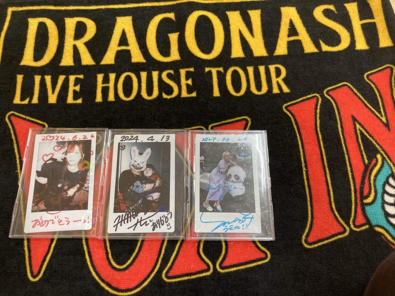 Dragon Ash 15周年記念ファブリックアートパネル Dragon Ash DRAGONASH LIVE HOUSE TOUR 