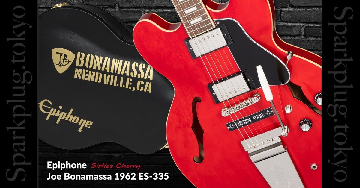 エピフォン Epiphone Joe Bonamassa 1962 ES-335 Sixties Cherry