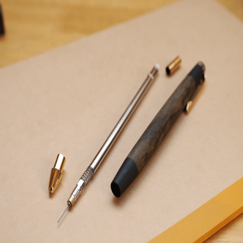 野原工芸 ブライヤー特上杢 スリムボールペン(保証書ナンバー未記載の品) 野原工芸のペンが届いた(徹底解説)｜りゅう