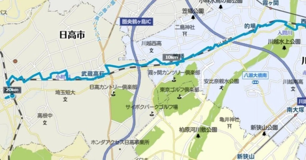 沿鉄歩鉄歩い鉄】2022/1/2 JR川越線川越～高麗川20km歩数29000歩営業 