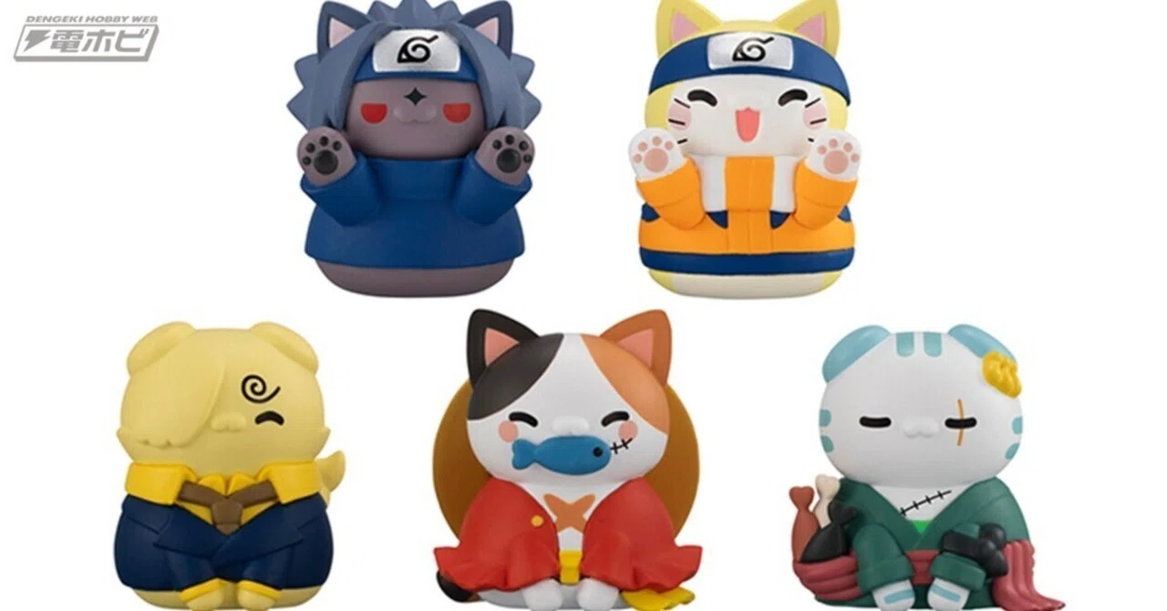 ワンピース』『NARUTO』のキャラが猫になったニャンとも可愛い限定