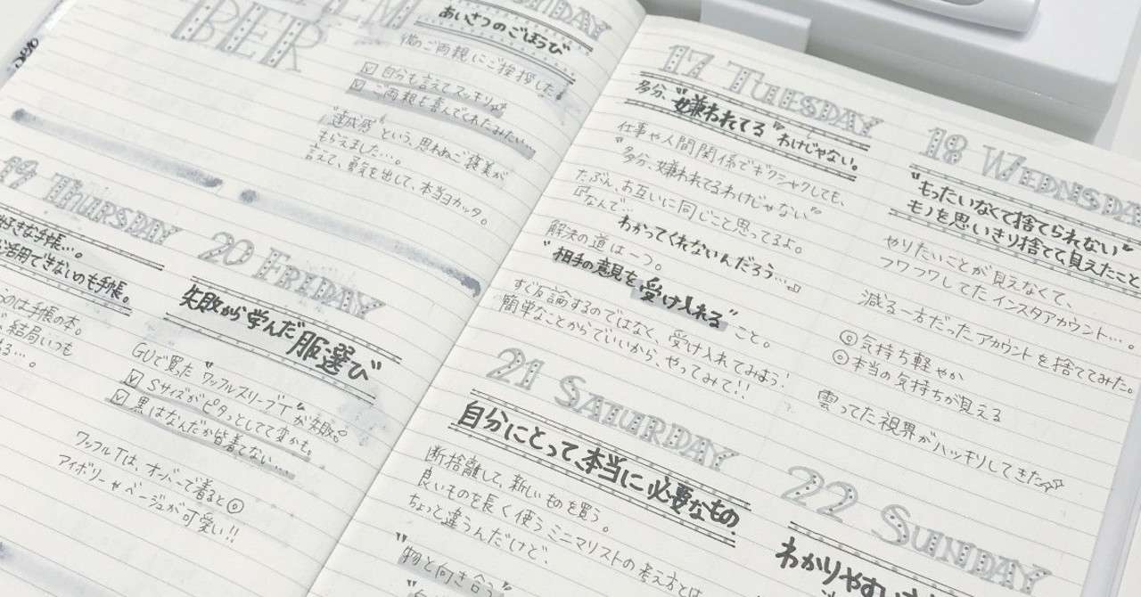 学びの日記 の書き方 はるいる Note