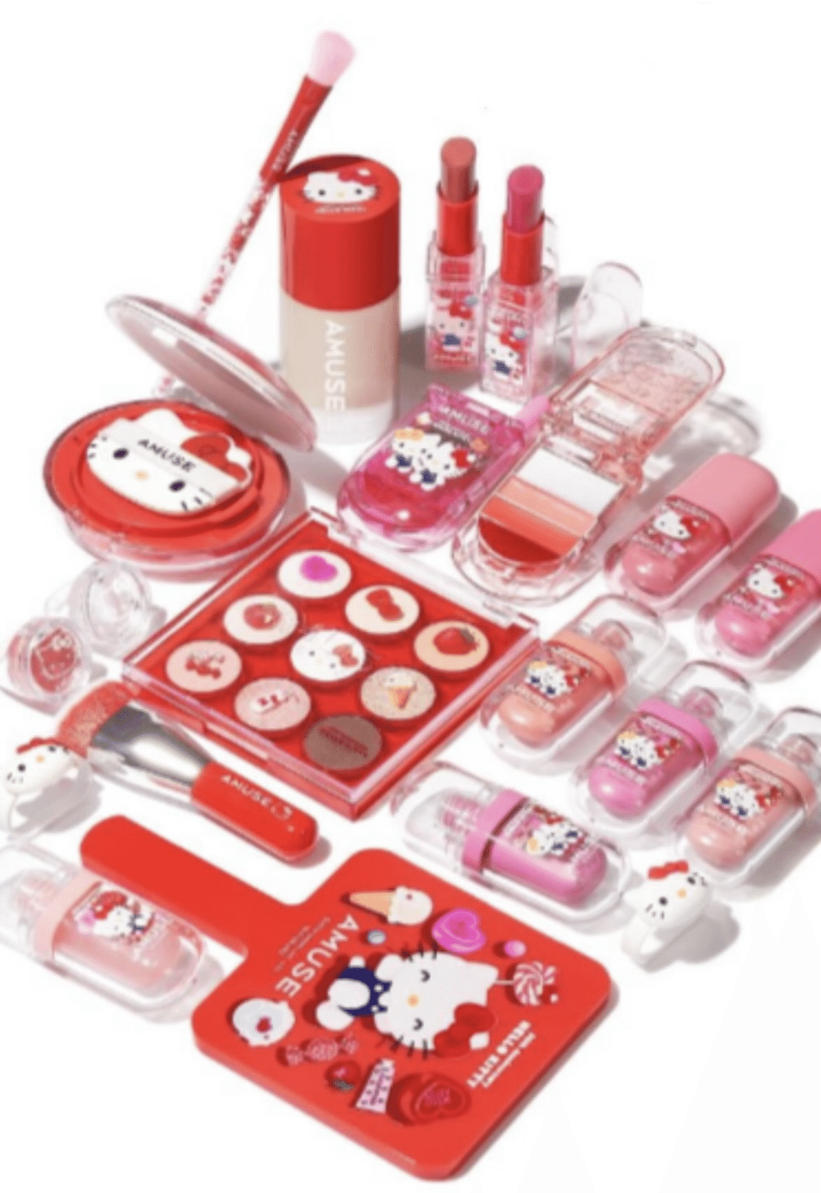 【返品送料無料】 AMUSEとハローキティコラボまとめ🎀｜ちゃんきてぃ ファンデーション