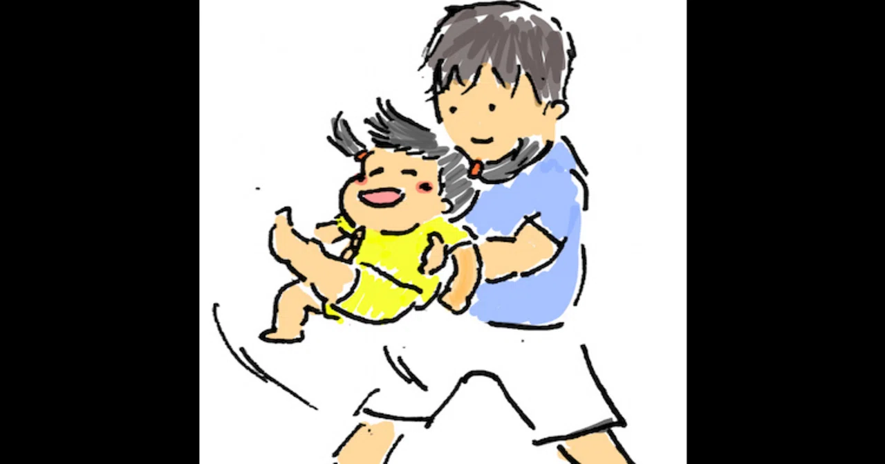 体を使ってあやす｜ トク