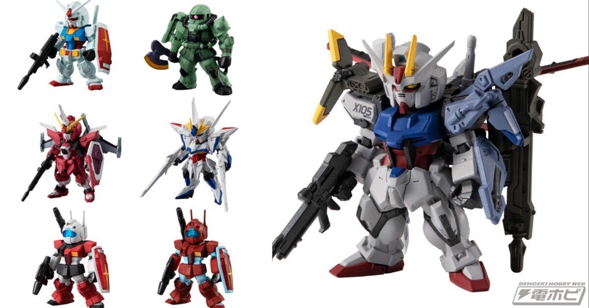 インフィニットジャスティスガンダム弐式も参戦！食玩フィギュア