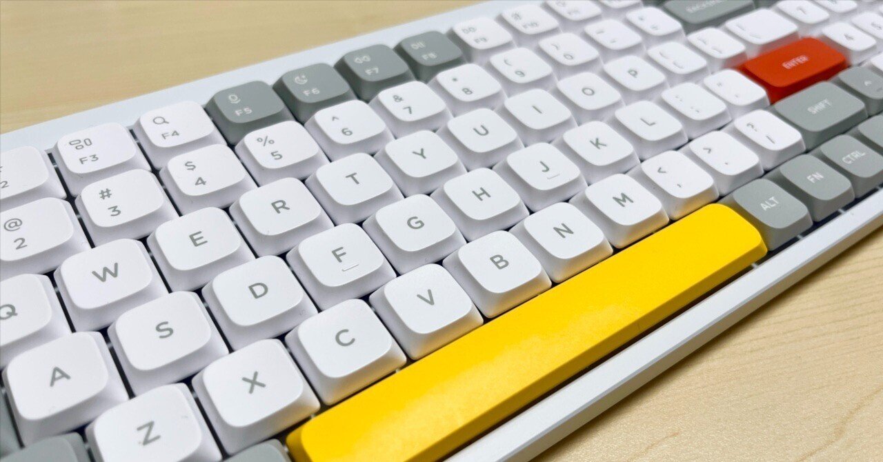 2台目のメカニカルキーボードを買いました【NuPhy Air96 V1 2台目のメカニカルキーボードを買いました【NuPhy Air96 V1