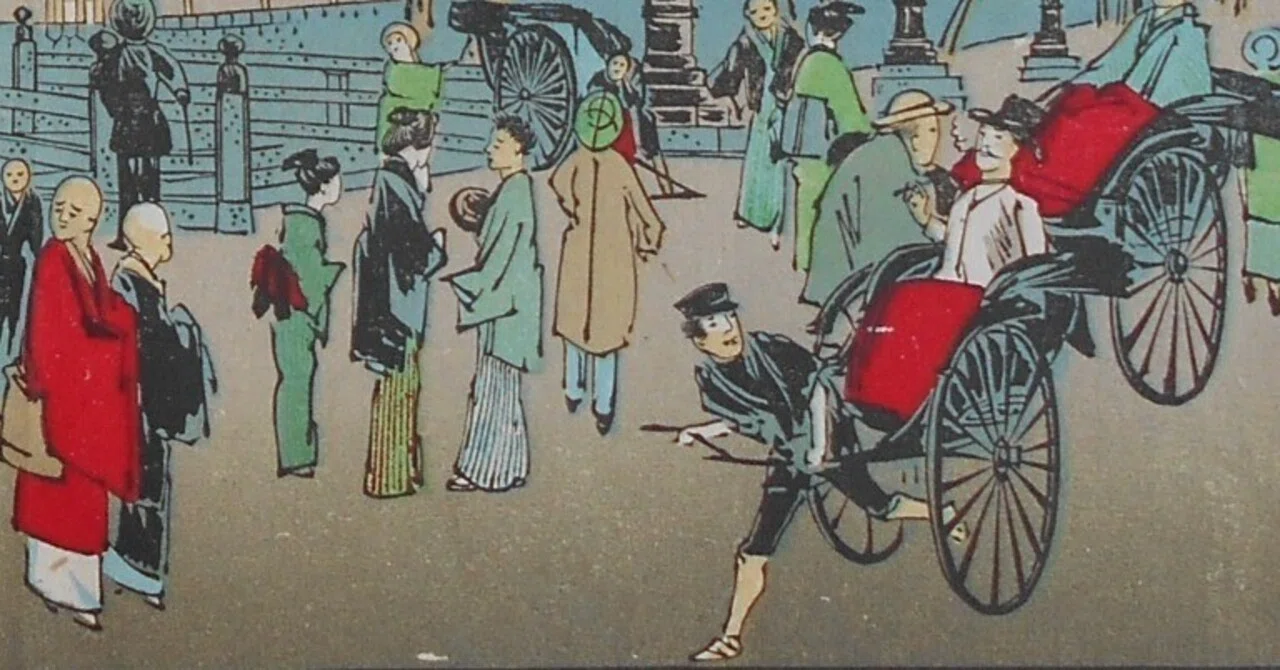錦絵 浮世絵 開化廿四好 人力車 【公式通販】