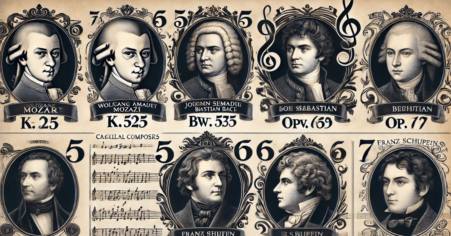 今さら聞けないクラシック音楽の管理番号についてケッヘル〜opまで